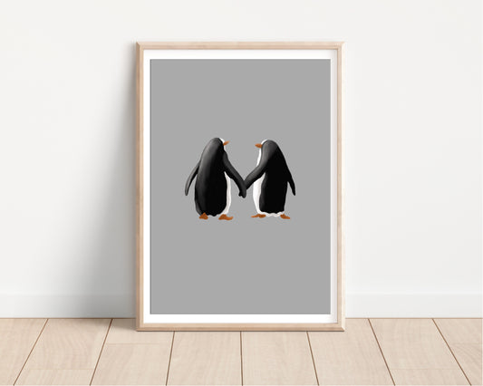 Poster A4, Pinguine