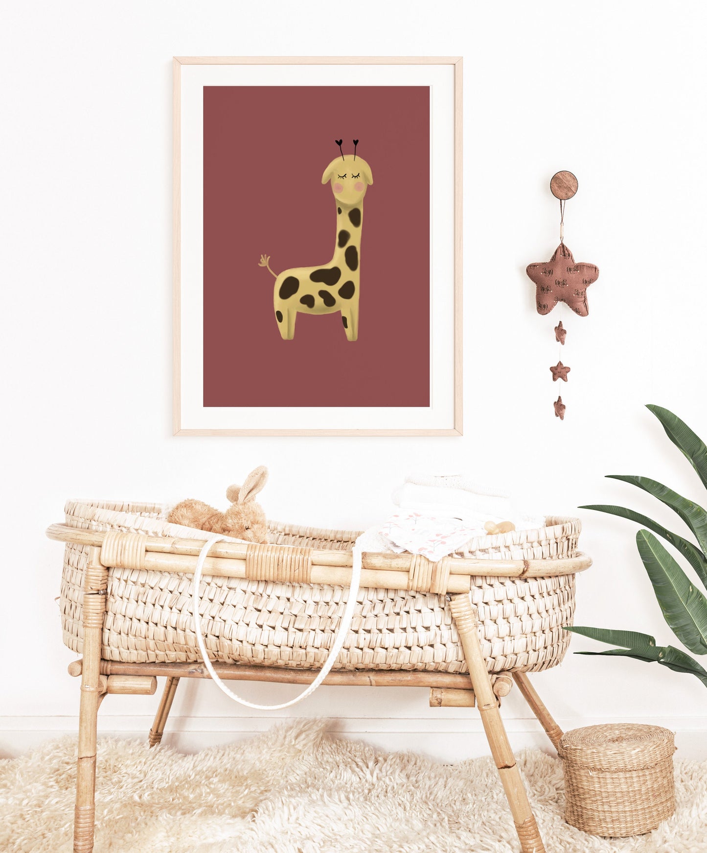Poster A4, Giraffe