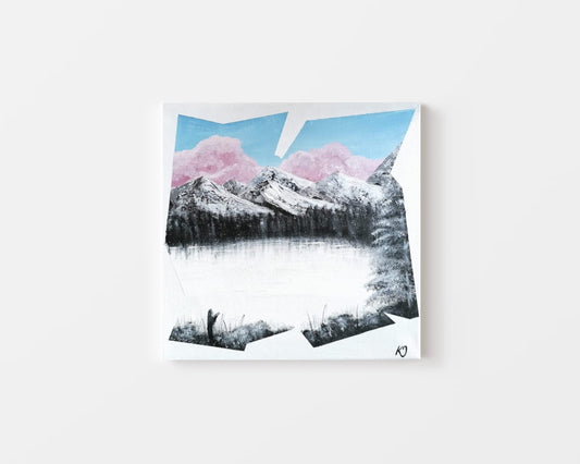 Acryl auf Leinwand 30x30, Handgemalt, Landschaft